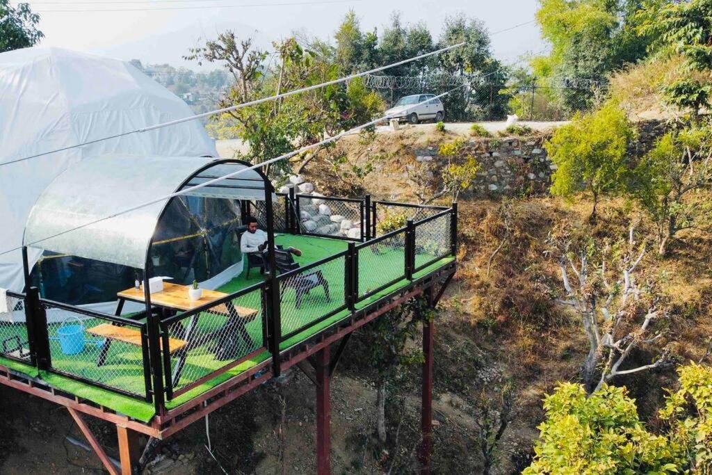 Gadeni Stays - Glamping Dome At Nainital Bhīm Tāl 외부 사진