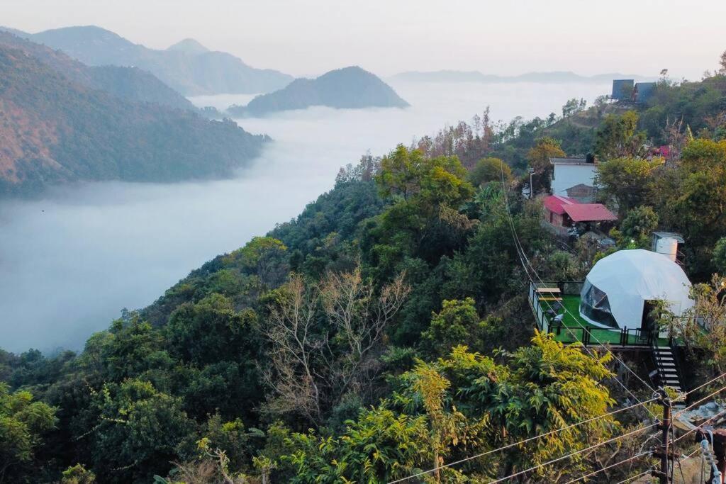 Gadeni Stays - Glamping Dome At Nainital Bhīm Tāl 외부 사진