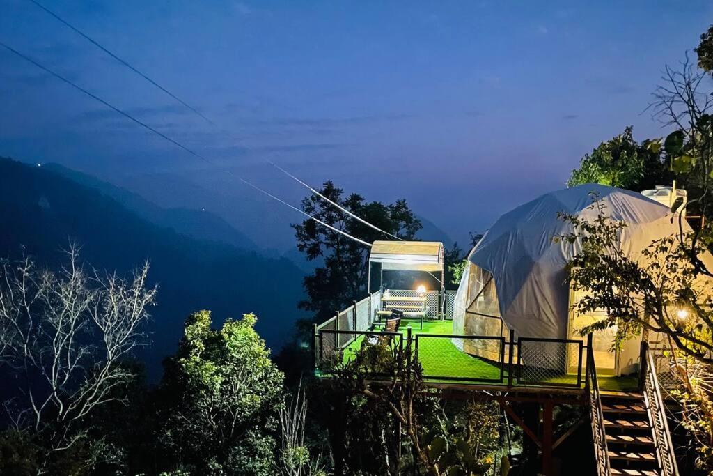 Gadeni Stays - Glamping Dome At Nainital Bhīm Tāl 외부 사진