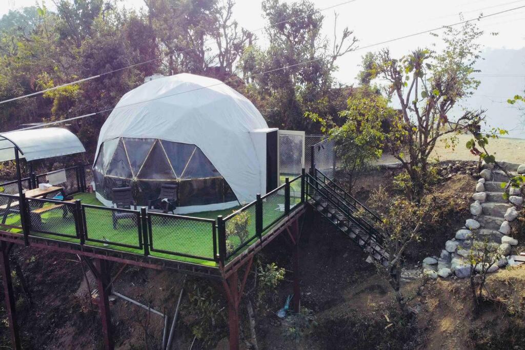 Gadeni Stays - Glamping Dome At Nainital Bhīm Tāl 외부 사진